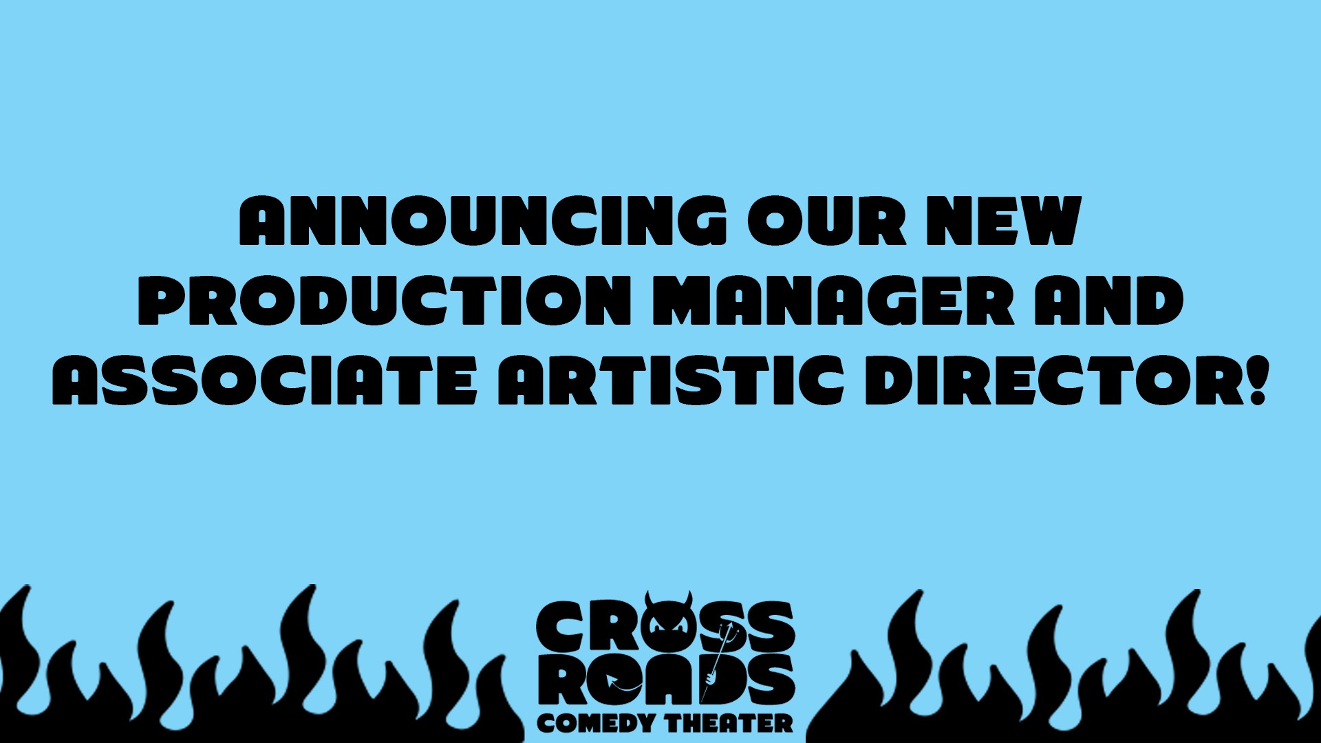 Announcing New Production Manager and Associate Artistic Director